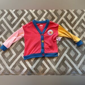 Disney Multicolor Kids Cardigan Minnie Mouse NWT